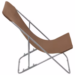 VidaXL 44362 outdoor chair Terrace Oxford, Polyvinyl chloride (PVC), Steel Brown - Additional view 4