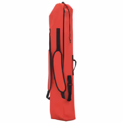 vidaXL Hammock with Foldable Stand Red Outdoor Portable Camping Travel Bed - Additional view 4
