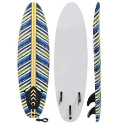 vidaXL Surfboard 170cm Leaf Sport Beginner Buoyancy Wave Riding Surfing Board
