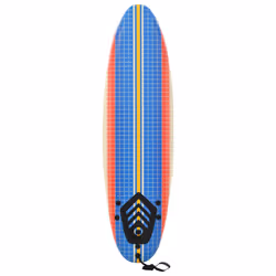 vidaXL Surfboard 170cm Mosaic Beginner Buoyancy Wave Riding Surfing Board