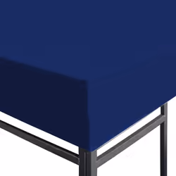 vidaXL Gazebo Top Cover 310g/mÂ² 3x3m Blue Garden Roof Replacement Tent Canopy