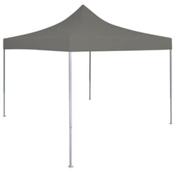 vidaXL Foldable Party Tent Pop-Up 3x3m Anthracite Garden Gazebo Marquee Canopy