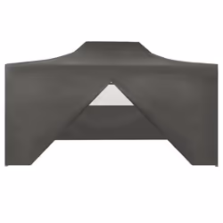 vidaXL Foldable Tent Pop-Up with 4 Side Walls 3x4.5m Anthracite Canopy Marquee