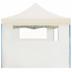 vidaXL Folding Pop-up Party Tent with 5 Sidewalls 3x9m Cream Canopy Gazebo - Additional view 5