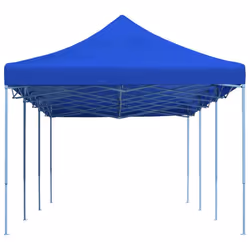 vidaXL Folding Pop-up Party Tent 3x9m Blue Outdoor Gazebo Canopy Marquee Shade