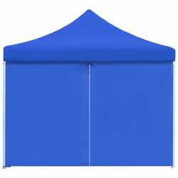 vidaXL Folding Pop-up Party Tent with 8 Sidewalls 3x9m Blue Canopy Gazebo