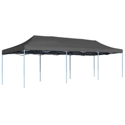 vidaXL Folding Pop-up Party Tent 3x9m Anthracite Outdoor Canopy Gazebo Marquee