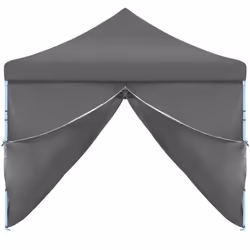 vidaXL Folding Pop-up Party Tent with 8 Sidewalls 3x9m Anthracite Marquee - Additional view 4