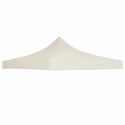 vidaXL Party Tent Roof 3x3m Cream Pavilion Canopy Cover Gazebo Marquee Top