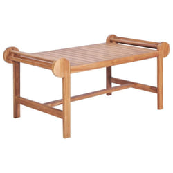 vidaXL Solid Teak Coffee Table Outdoor Garden Furniture Marlboro Plant Stand