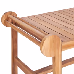 vidaXL Solid Teak Coffee Table Outdoor Garden Furniture Marlboro Plant Stand - Additional view 4