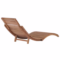 VidaXL 44666 outdoor chair Lounge Padded seat Teak - Additional view 5