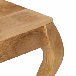 vidaXL Solid Mango Wood End Table 45x45x40cm Display Stand Desk Furniture