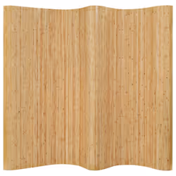 vidaXL Room Divider Bamboo 250x165cm Natural Privacy Screen Partition Blind