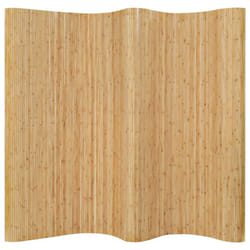 vidaXL Room Divider Bamboo 250x165cm Natural Privacy Screen Partition Blind
