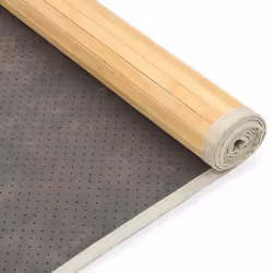 vidaXL Rug Bamboo 80x200cm Natural Home Area Flooring Carpet Mat Sheet Decor - Additional view 3