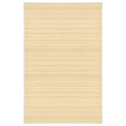 vidaXL Rug Bamboo 100x160cm Natural Home Area Flooring Carpet Mat Sheet Decor