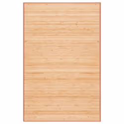 vidaXL Rug Bamboo 100x160cm Brown Home Area Flooring Carpet Mat Sheet Decor