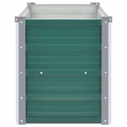 vidaXL Garden Raised Bed Galvanised Steel 100x40x45cm Green Plant Raised Bed - Additional view 4