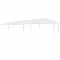vidaXL Party Tent 3x9m PE White Outdoor Garden Gazebo Marquee Canopy Pavilion