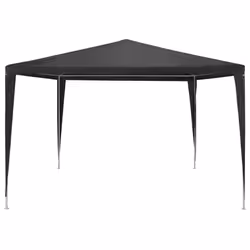 vidaXL Party Tent 3x3m PE Anthracite Outdoor Patio Gazebo Canopy Marquee Shade