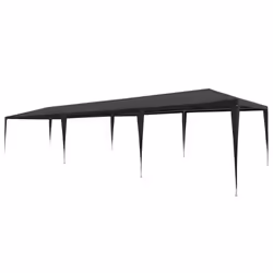 vidaXL Party Tent 3x9m PE Anthracite Outdoor Patio Gazebo Canopy Marquee Shade