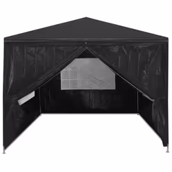vidaXL Party Tent 3x3m Anthracite Outdoor Garden Gazebo Marquee Canopy Shelter