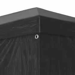 vidaXL Party Tent 3x3m Anthracite Outdoor Garden Gazebo Marquee Canopy Shelter - Additional view 4