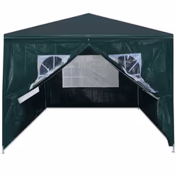 vidaXL Party Tent 3x4m Green Outdoor Garden Gazebo Canopy Marquee Shade Top - Additional view 2