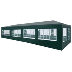 vidaXL Party Tent 3x12m Green Outdoor Garden Gazebo Marquee Canopy Shelter