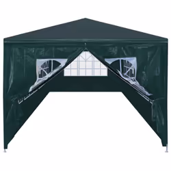 vidaXL Party Tent 3x12m Green Outdoor Garden Gazebo Marquee Canopy Shelter - Additional view 3