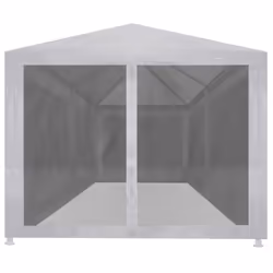 vidaXL Party Tent with 6 Mesh Sidewalls 6x3m Outdoor Garden Gazebo Marquee