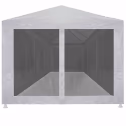 vidaXL Party Tent with 8 Mesh Sidewalls 9x3m Outdoor Garden Gazebo Marquee