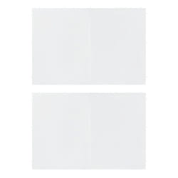 vidaXL 2x Party Tent Sidewall with Zipper PE White Garden Marquee Enclosure