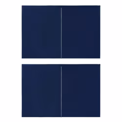 vidaXL 2x Party Tent Sidewall with Zipper PE Blue Garden Marquee Enclosure