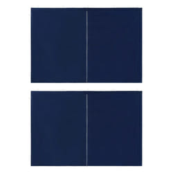 vidaXL 2x Party Tent Sidewall with Zipper PE Blue Garden Marquee Enclosure