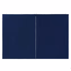 vidaXL 2x Party Tent Sidewall with Zipper PE Blue Garden Marquee Enclosure