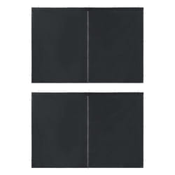vidaXL 2x Party Tent Sidewall with Zipper PE Anthracite Marquee Enclosure