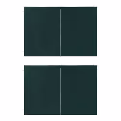 vidaXL 2x Party Tent Sidewall with Zipper Window PE Green Marquee Enclosure