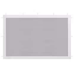 vidaXL 2x Party Tent Sidewall White and Black Mesh Canopy Marquee Accessory - Additional view 4