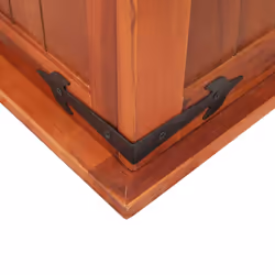 vidaXL Solid Acacia Wood Storage Chest 60x25x22cm Cabinet Trunk Organiser Box - Additional view 7