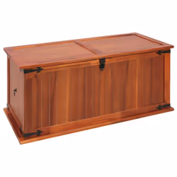 vidaXL Solid Acacia Wood Storage Chest 79x34x32cm Cabinet Trunk Organiser Box