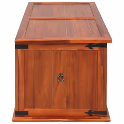 vidaXL Solid Acacia Wood Storage Chest 79x34x32cm Cabinet Trunk Organiser Box