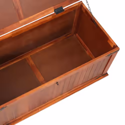 vidaXL Solid Acacia Wood Storage Chest 79x34x32cm Cabinet Trunk Organiser Box - Additional view 5