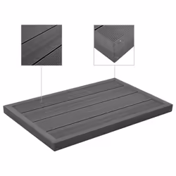 vidaXL Floor Element for Solar Shower Pool Ladder WPC Accessory Board Panel - Additional view 2