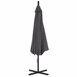 vidaXL Cantilever Garden Parasol with Steel Pole Outdoor Umbrella Anthracite - Additional view 4