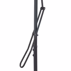 vidaXL Garden Parasol with Steel Pole Sunshade Outdoor Umbrella Anthracite