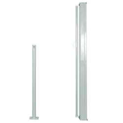 vidaXL Retractable Side Awning 120x300cm Cream Garden Privacy Screen Blind