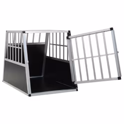 vidaXL Dog Cage with Single Door 65x91x69.5cm Pet Puppy House Carrier Crate - Additional view 5