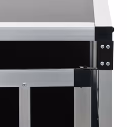 vidaXL Dog Cage with Single Door 65x91x69.5cm Pet Puppy House Carrier Crate - Additional view 8